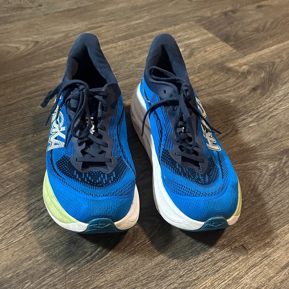 Hoka Sky Flow Navy and Blue Running Shoes
